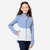 Veste de sport cintrée fille, bleu clair et bleu foncé