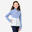 Veste de sport cintrée fille, bleu clair et bleu foncé