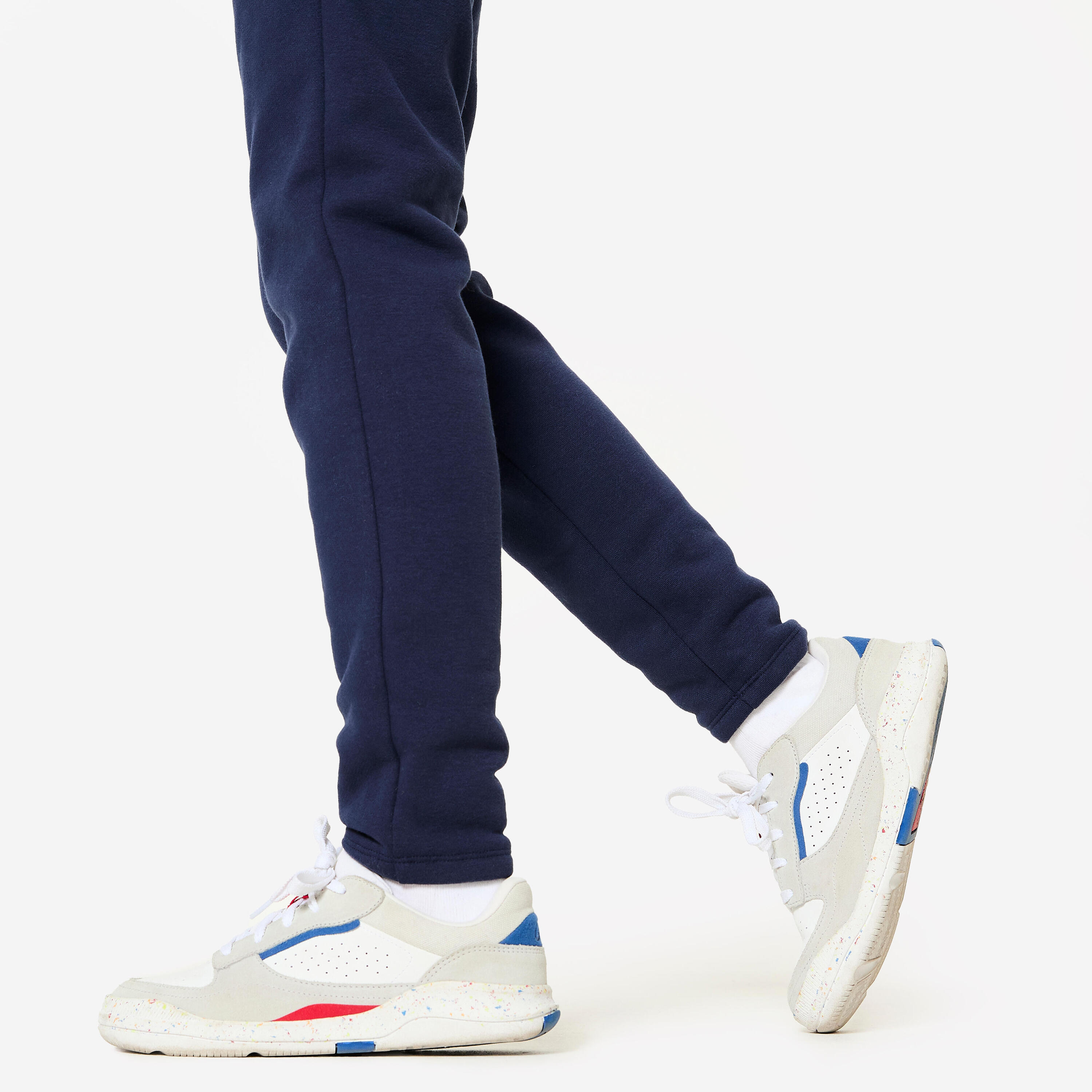 Survêtement chaud à zip enfant, bleu et bleu foncé 7/7
