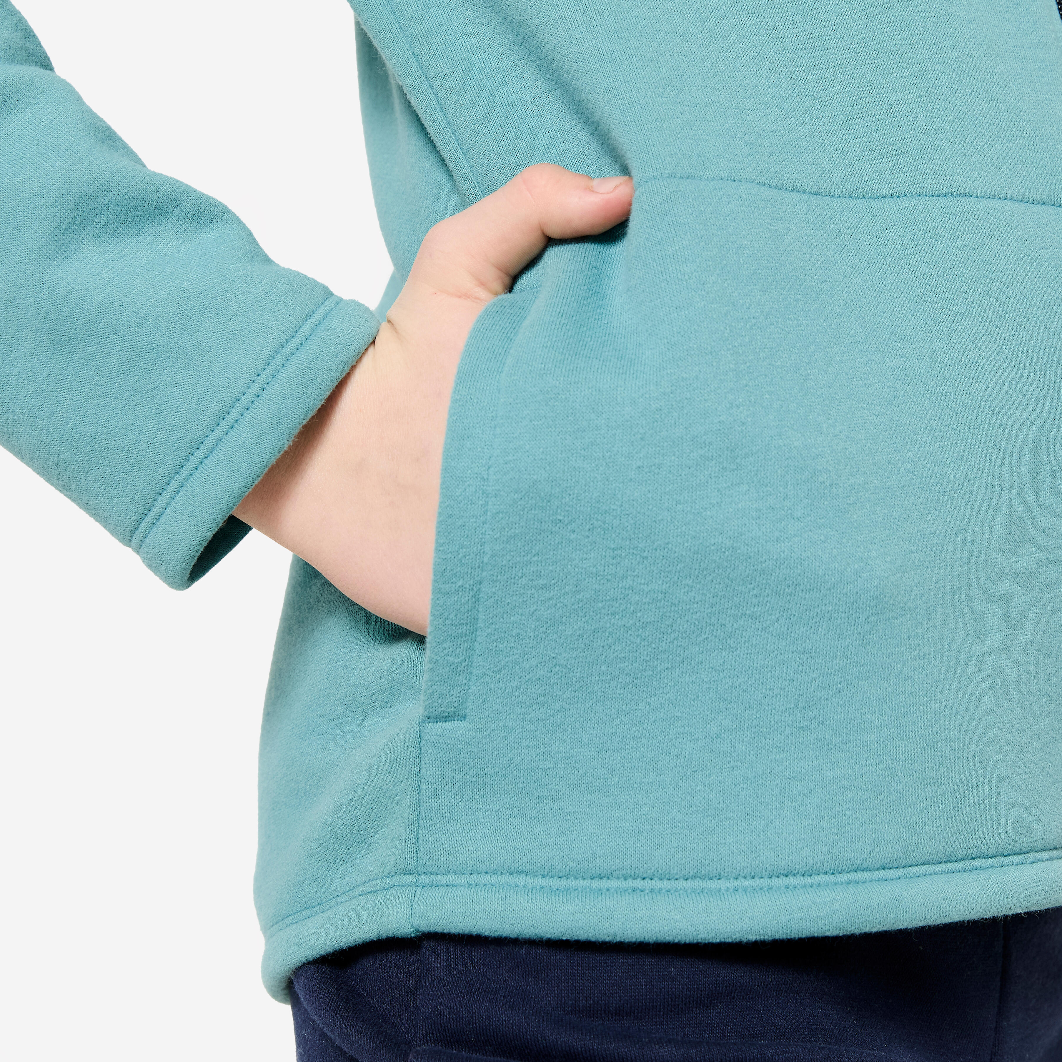 Kids' Warm Zip-Up Tracksuit - Blue/Dark Blue