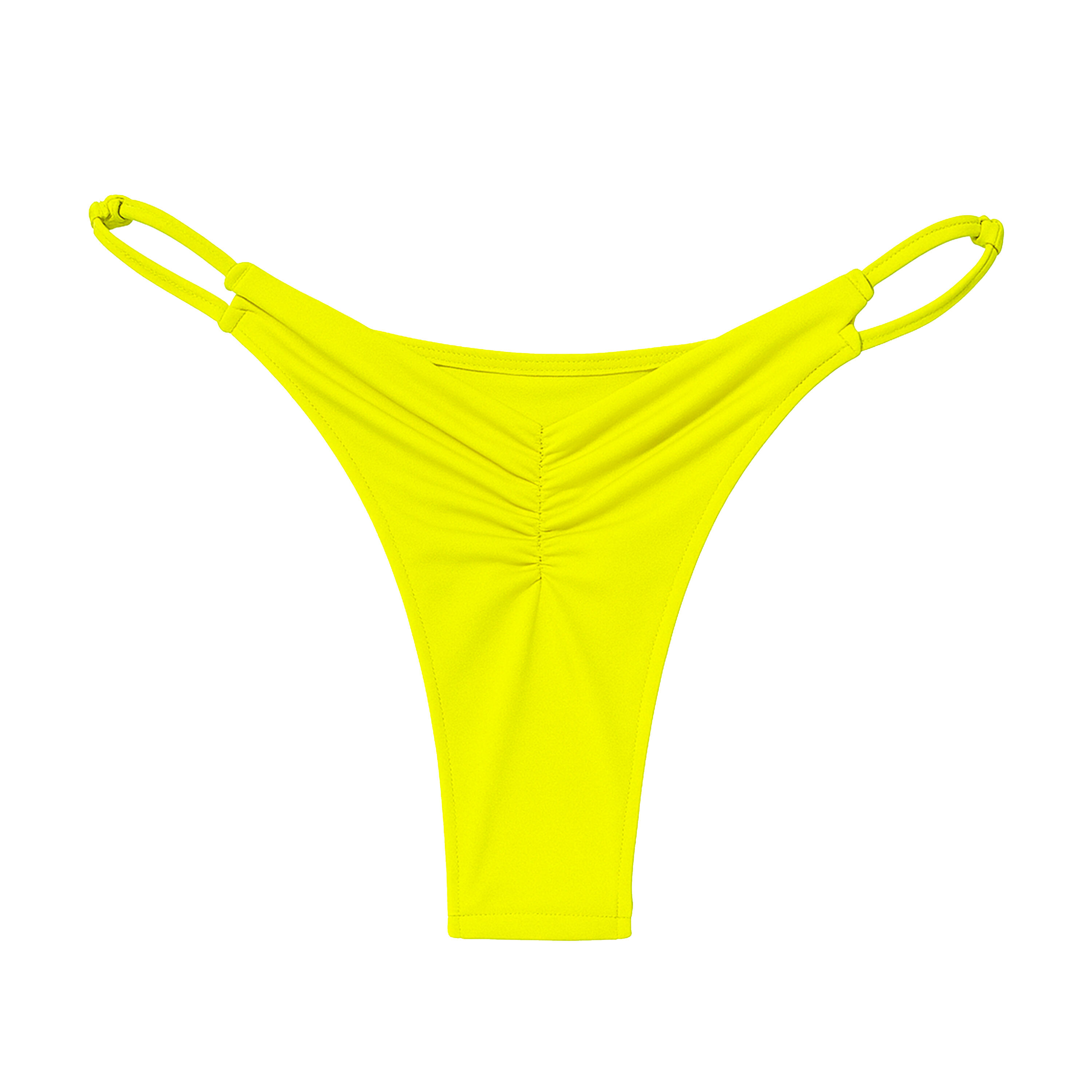 Braga bikini Brasileño Mujer Amarillo 2/2