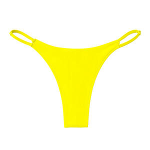 Braga bikini Brasileño Mujer Amarillo