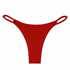 Braga bikini Brasileño Mujer granate
