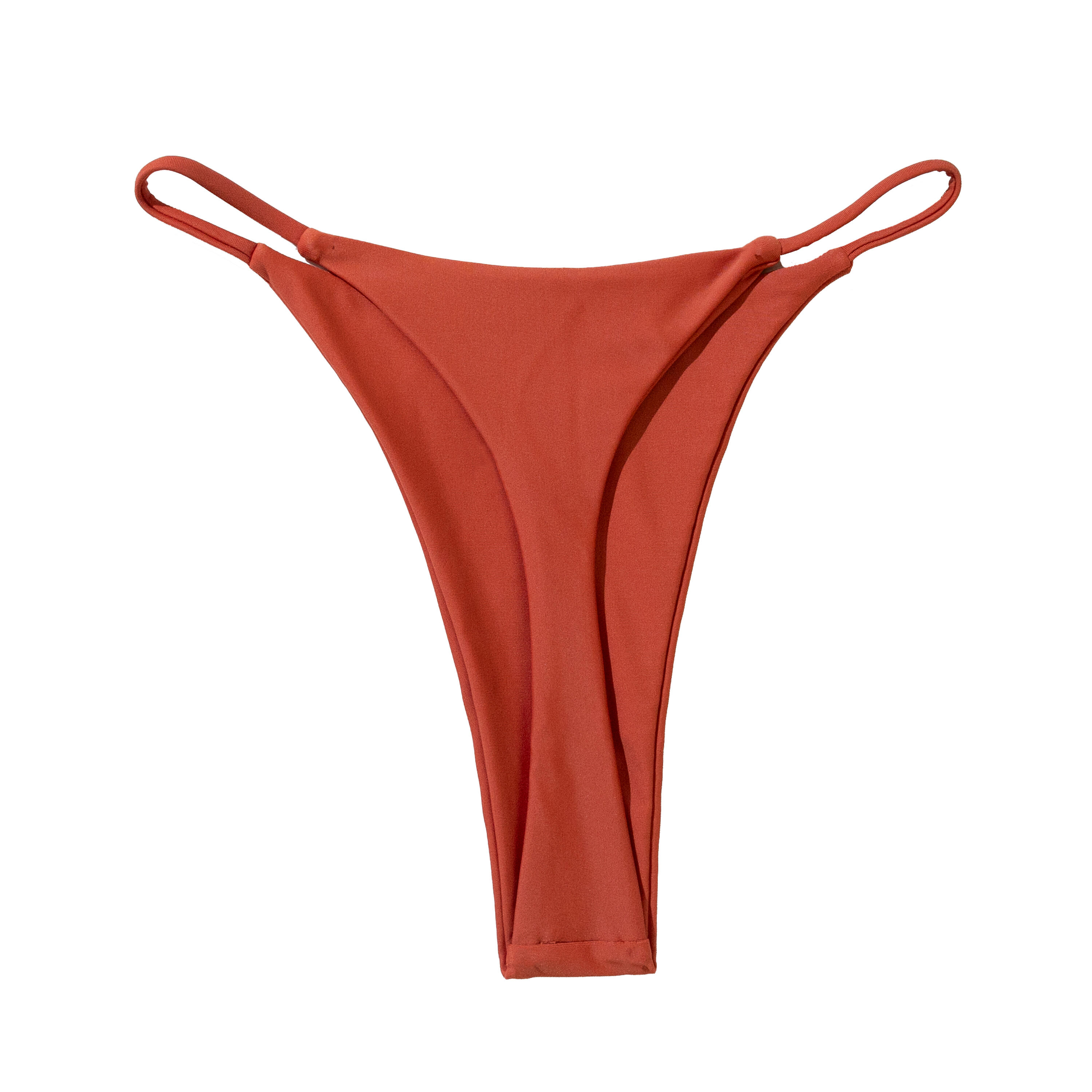 Braga Bikini Mujer Tanga Hilo Lateral granate 2/4