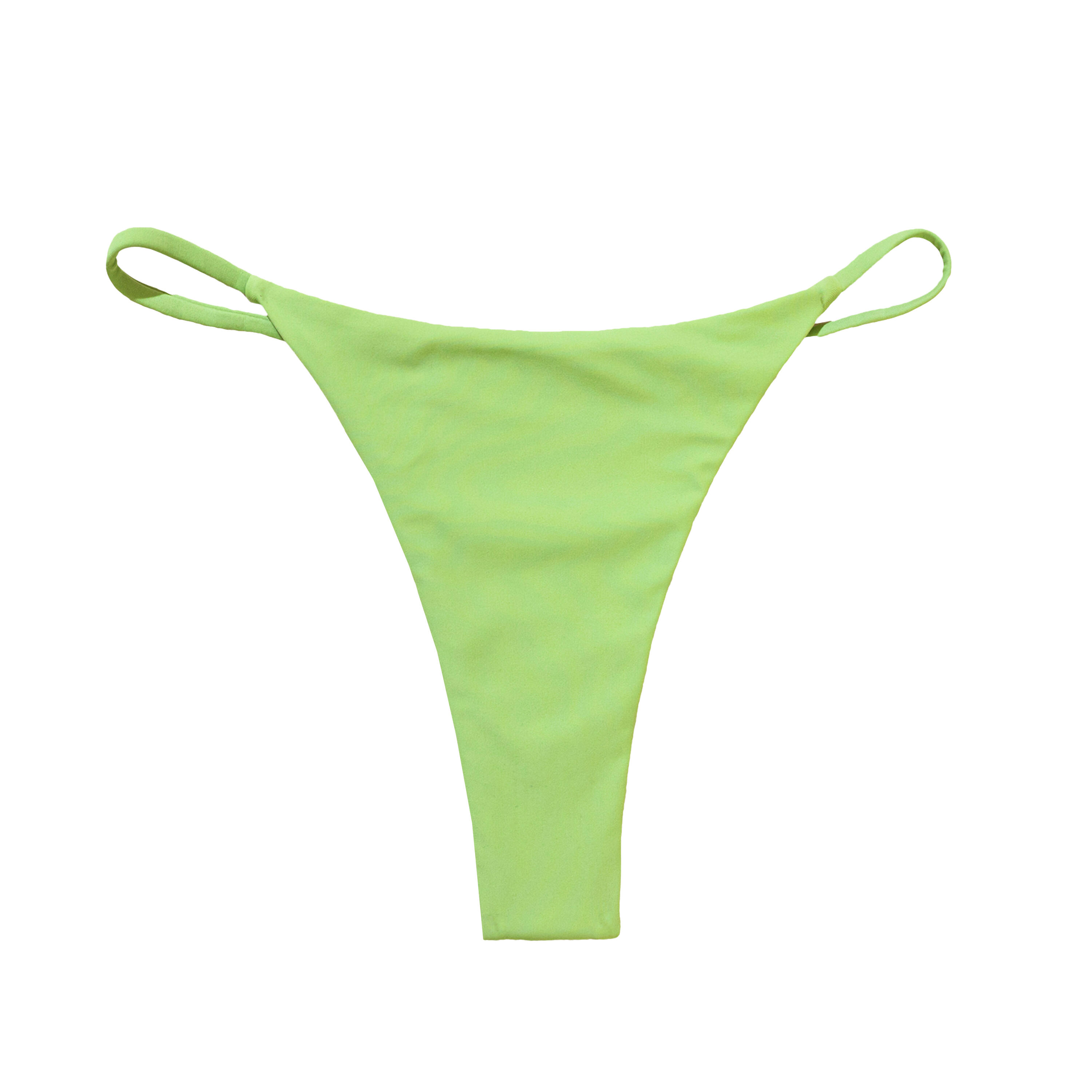 Braga Bikini Mujer Tanga Hilo Lateral Verde 5/7