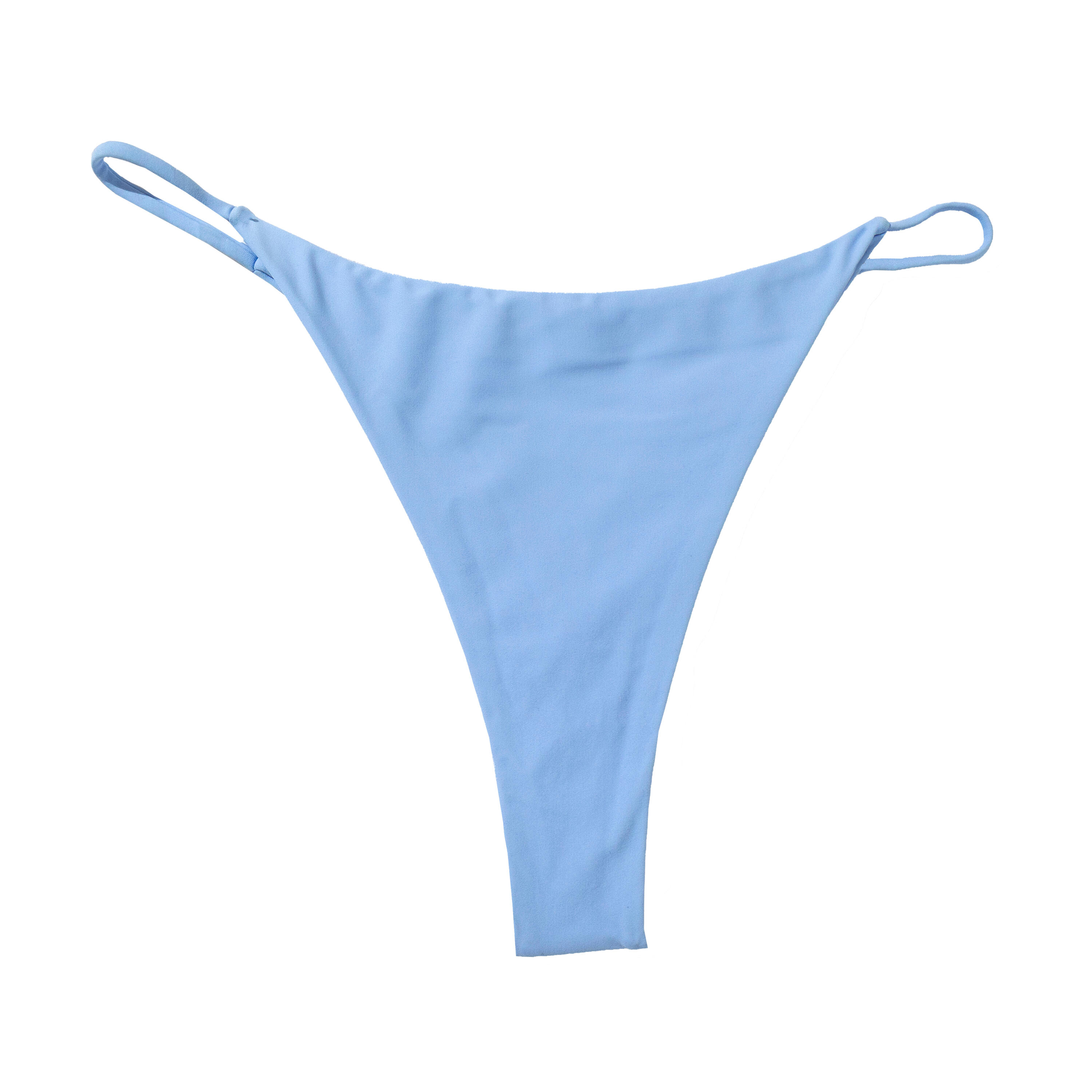 Braga Bikini Mujer Tanga Hilo Lateral Azul 5/6