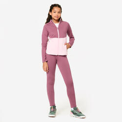 Survêtement enfant respirant, rose et noir