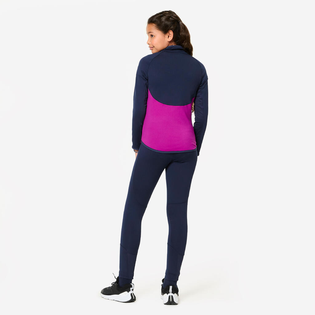 Kids' Breathable Tracksuit - Blue/Purple