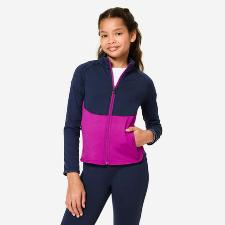 Костюм спортивний для дівчат синій/фіолетовий