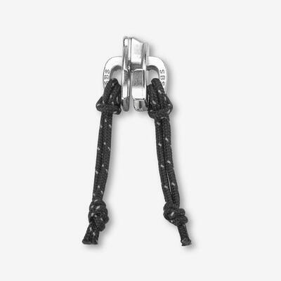 Cursore di ricambio doppio libero per zip a spirale 8 mm