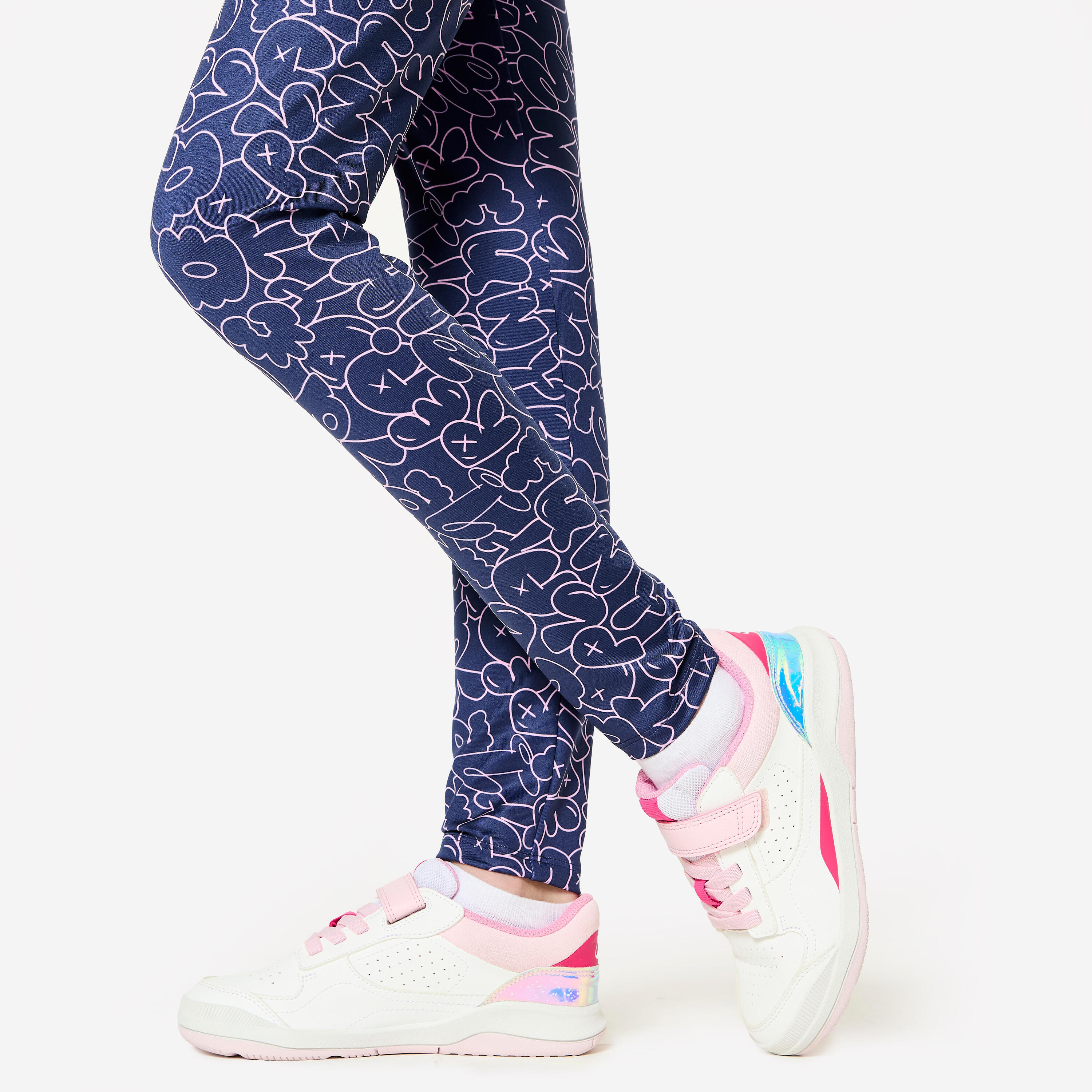 Children's Gym Leggings S500 High Waist 7/7