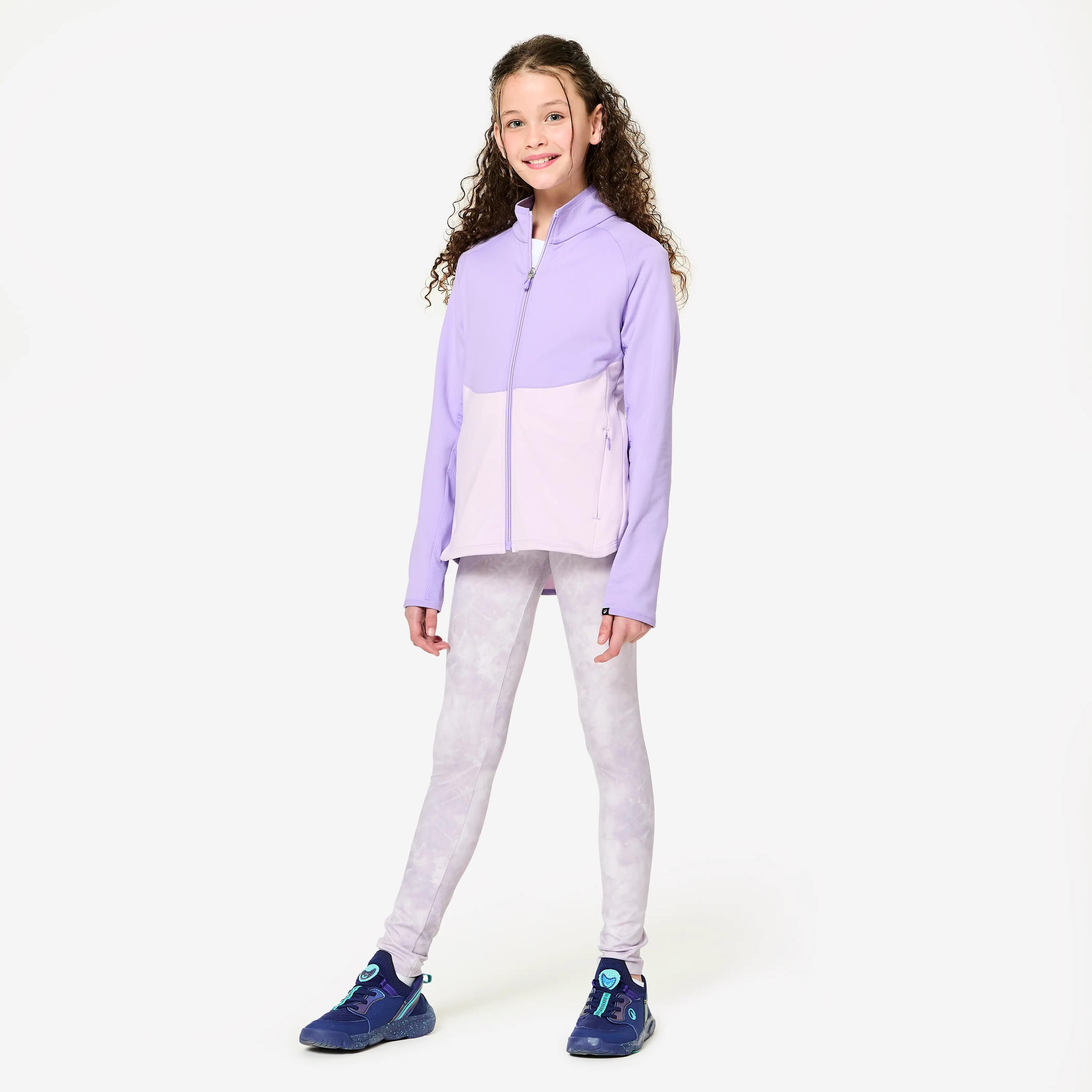Casaco Desportivo Cintado Menina Violeta-claro/Violeta-escuro 9/19