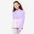 Veste de sport cintrée fille, violet clair et violet foncé
