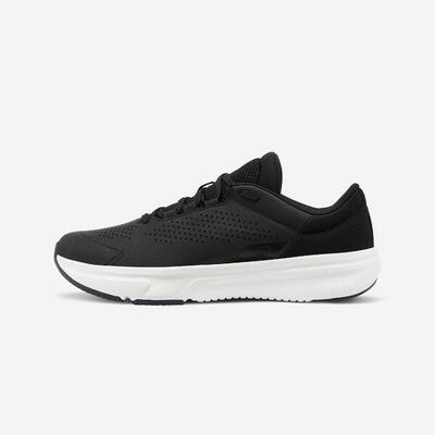 Sportschoenen essential icon dames zwart/wit