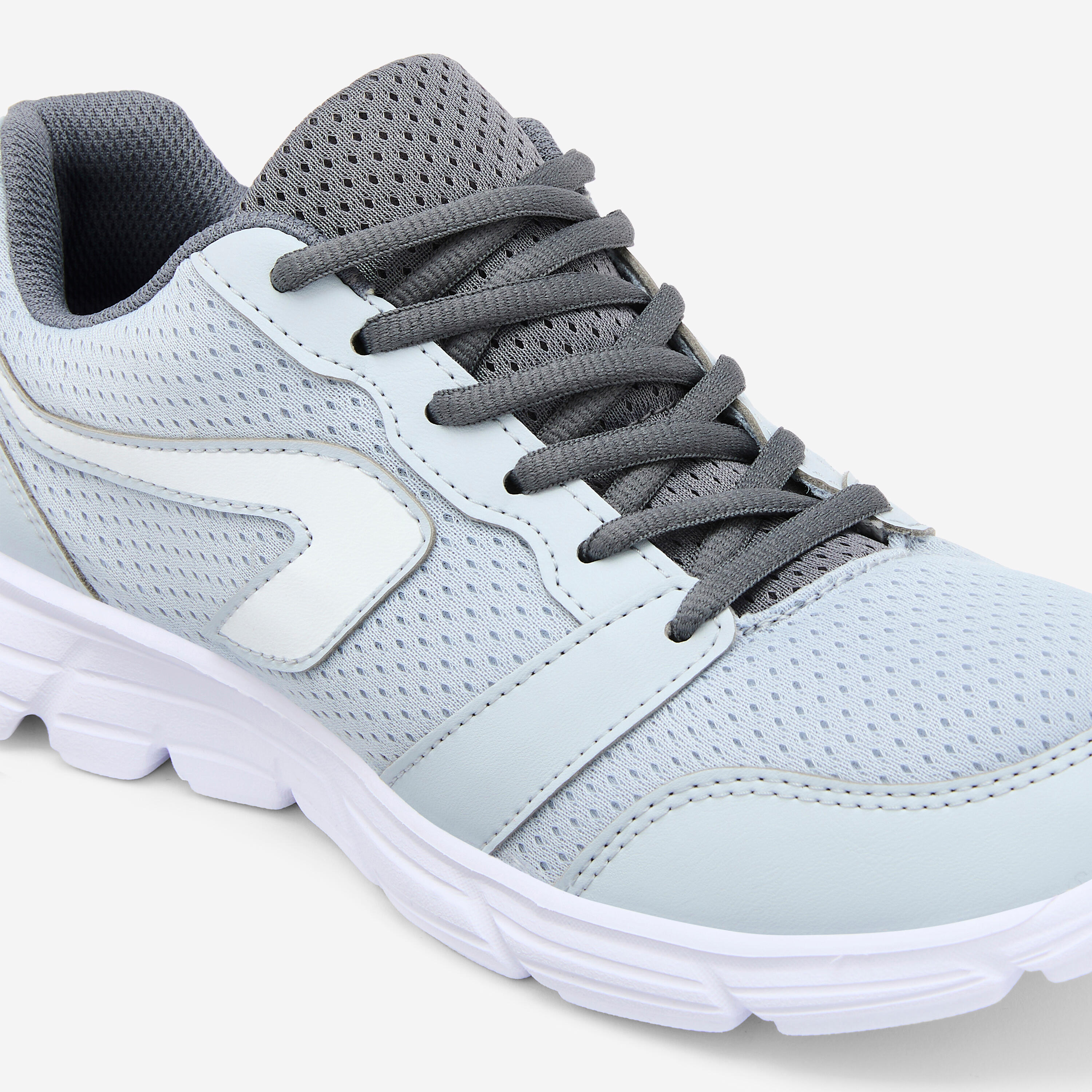 Women Running Shoes Lightweight Run 100 - GREY