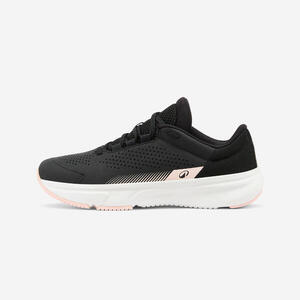 Zapatillas Deportivas Essential Icon Mujer Negro-Rosa