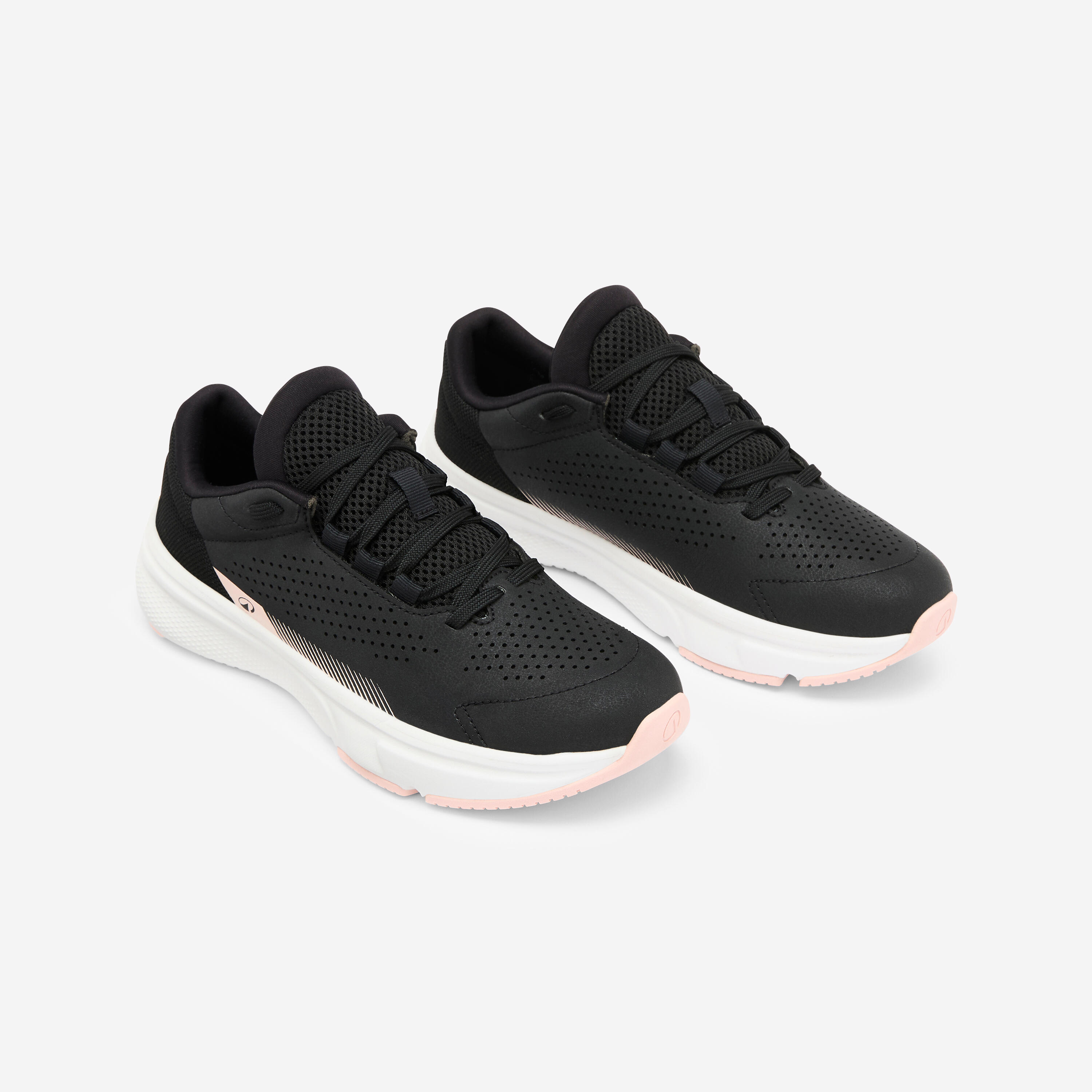 Chaussures de sport femme, Essential Icon noir et rose 2/18