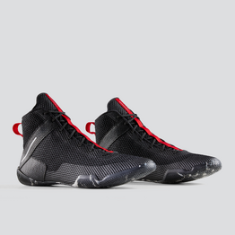 Chaussures de boxe anglaise légères et flexibles, noir