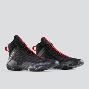 Botas Boxeo Inglés Negro Ligeras Flexibles