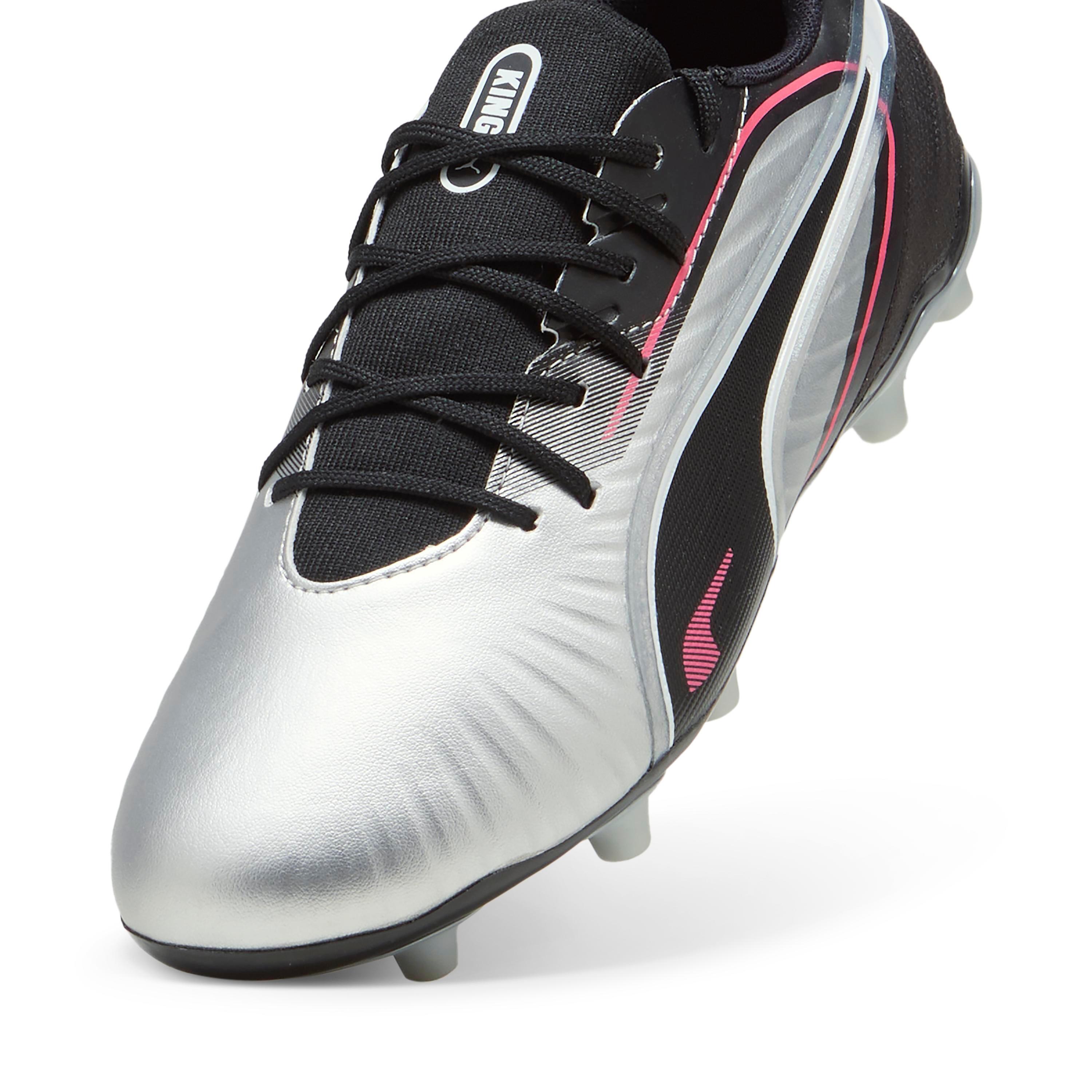 Korki PUMA KING MATCH JR Silver Black 5/6