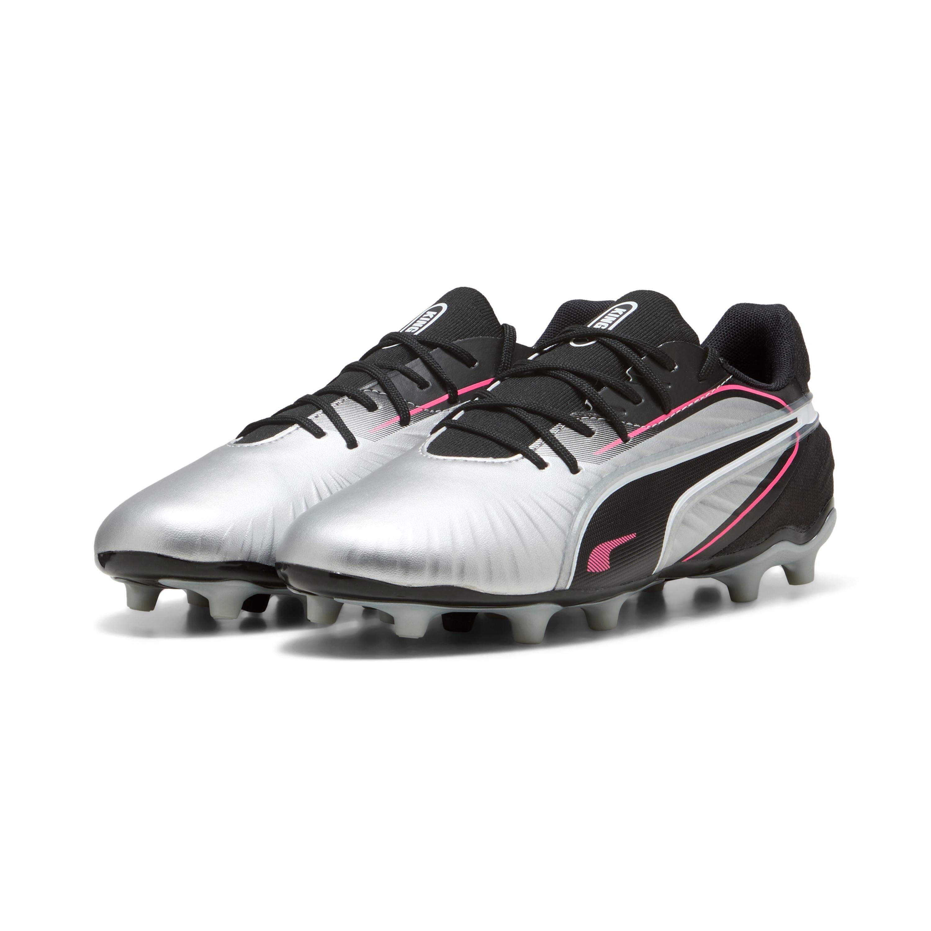 Korki PUMA KING MATCH JR Silver Black 3/6