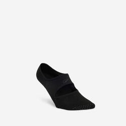 Chaussettes antidérapantes femme, noir