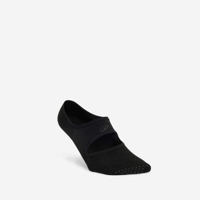 Sportsocken Damen rutschfest - schwarz