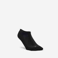 Women's Non-Slip Fitness Socks 500 - Black