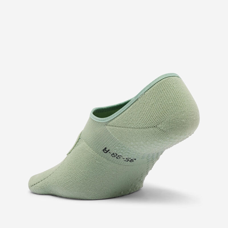 Chaussettes antidérapantes femme, vert