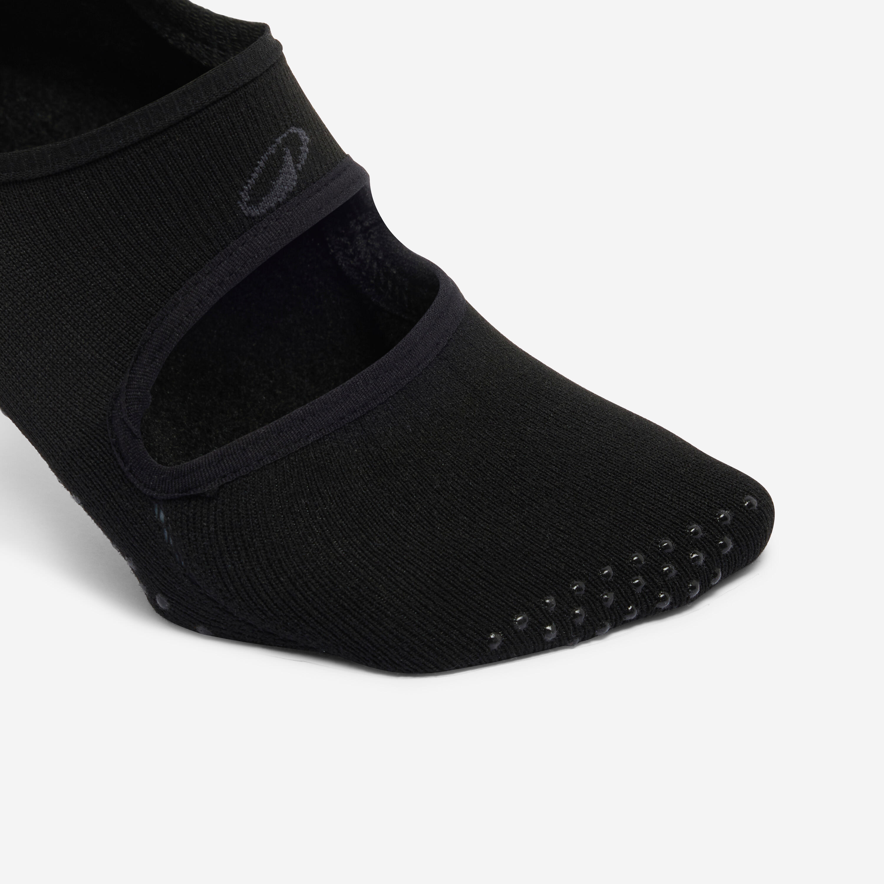 Women's Non-Slip Socks - Black 2/4