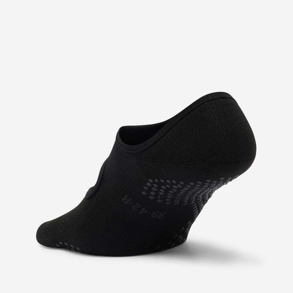 Chaussettes antidérapantes femme, noir