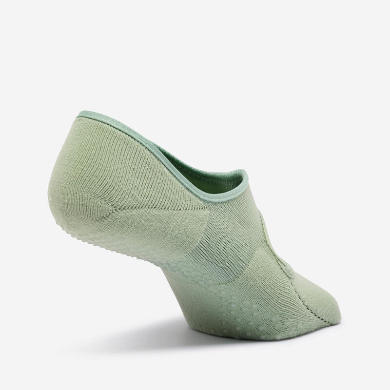 Chaussettes antidérapantes femme, vert