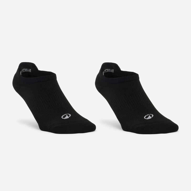 Stopalice Stopalice za fitness 2 para crne - Decathlon