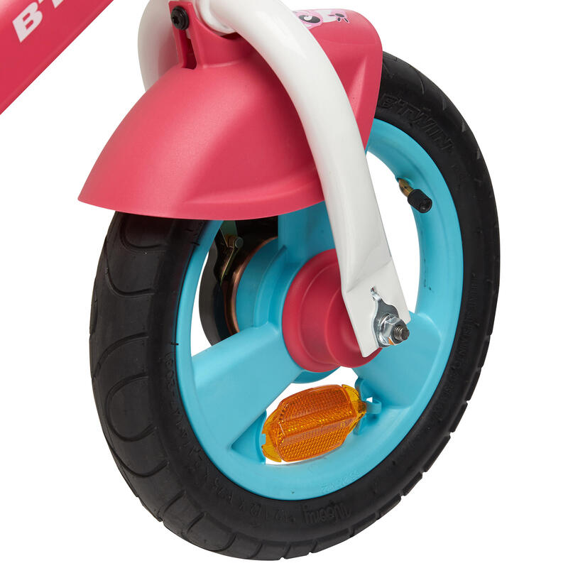 Woony 700 12Inch Convertible Balance Bike Pink BTWIN Decathlon