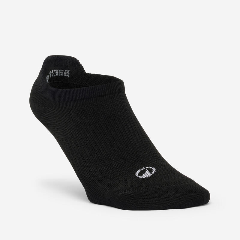 Chaussettes invisibles femme x 2 - noir
