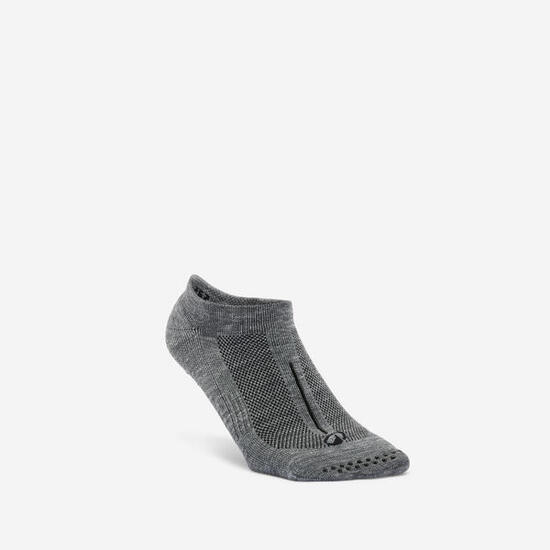 Sportsocken Damen rutschfest - 500 schwarz