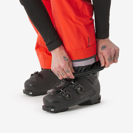 Штани лижні чоловічі FR900 водонепроникні помаранчеві