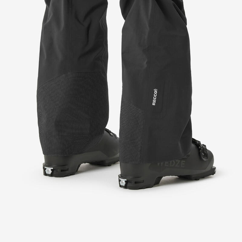 Pantalon schi freeride impermeabil FR900 negru bărbați