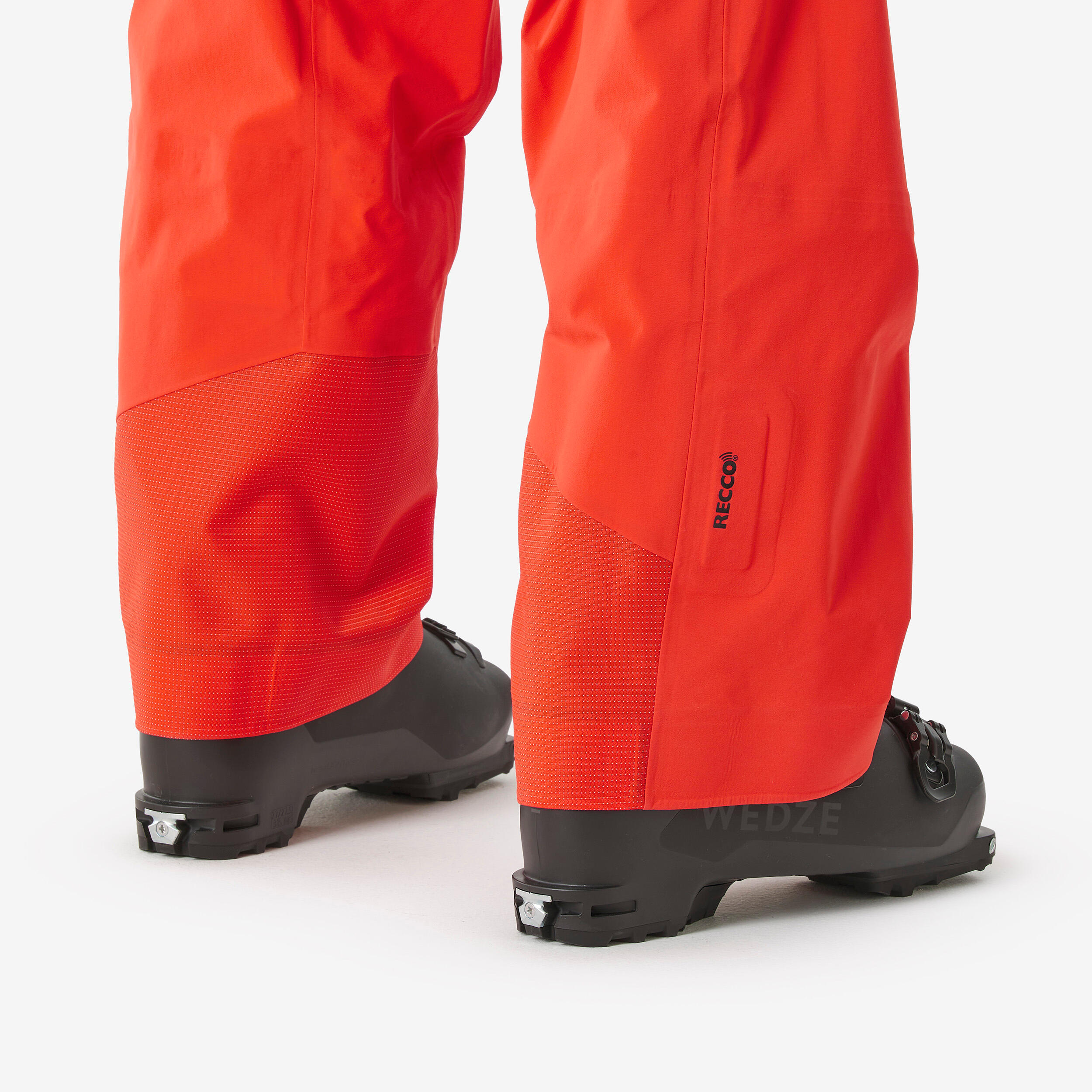 Pantalon de ski freeride imperméable homme, FR900 orange 8/12