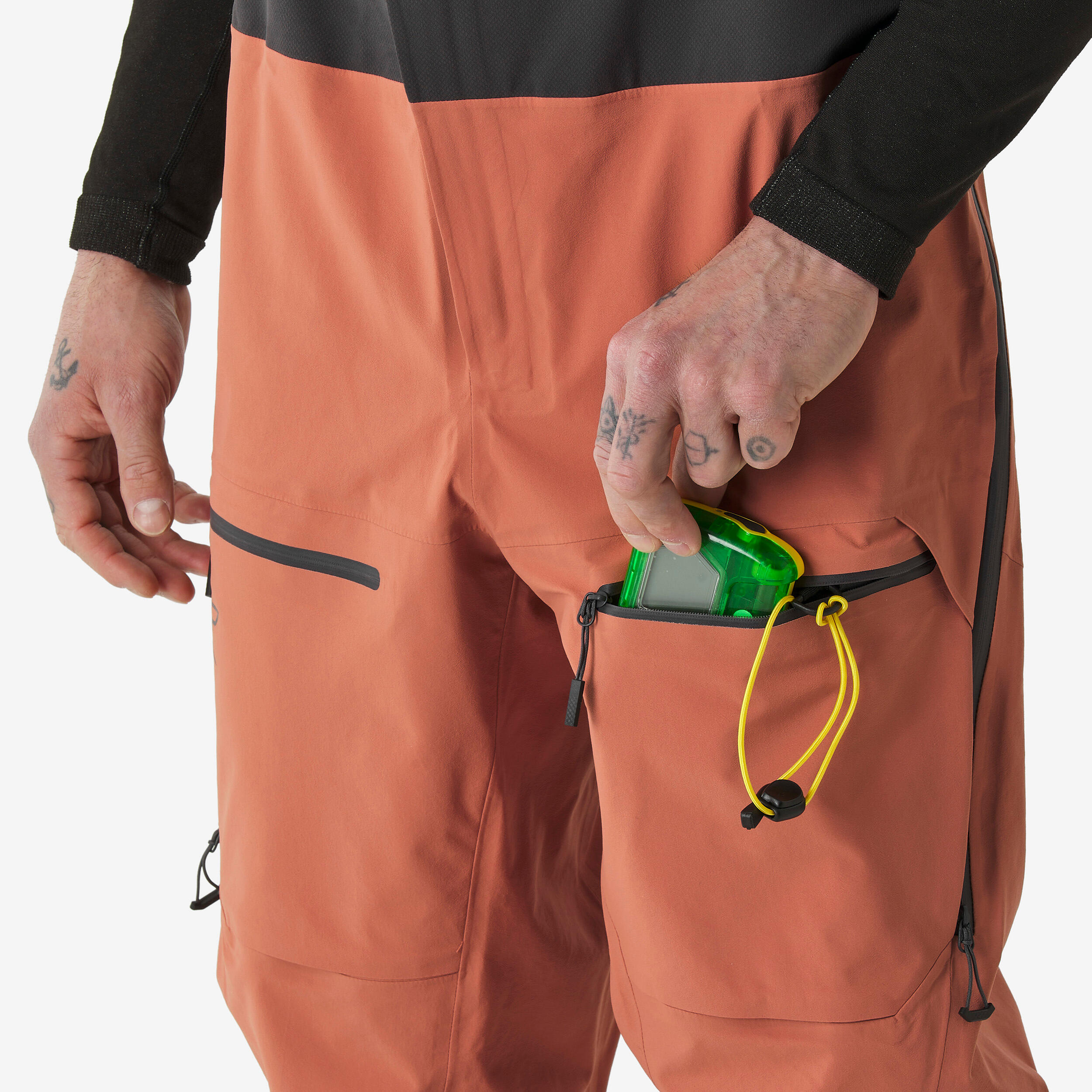 Men’s Waterproof Freeride Ski Bib Pants, FR 900 - SIMOND