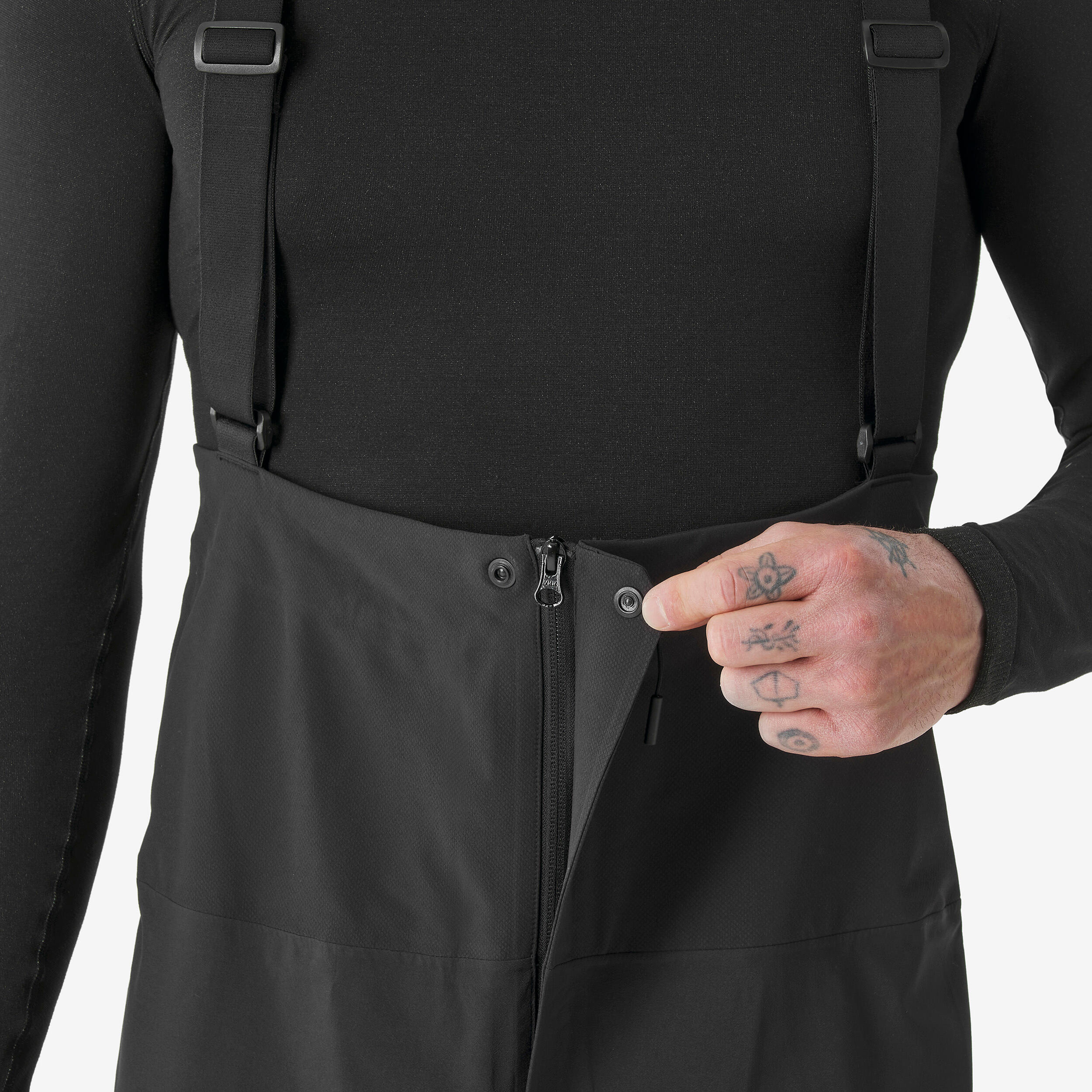 Salopette de ski hors-piste imperméable homme, FR 900 4/12