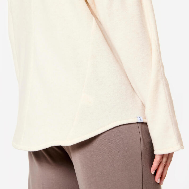 SWEAT POLAIRE / RELAXATION YOGA FEMME BEIGE