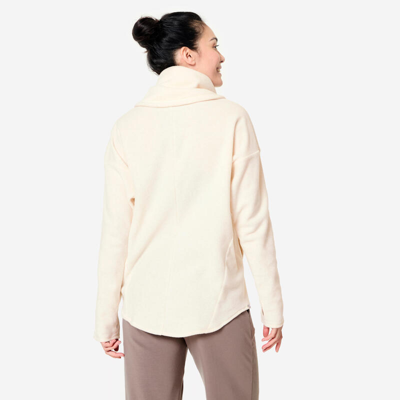 SWEAT POLAIRE / RELAXATION YOGA FEMME BEIGE