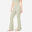 Pantalon flare de yoga et Pilates extensible et doux, Breathe vert