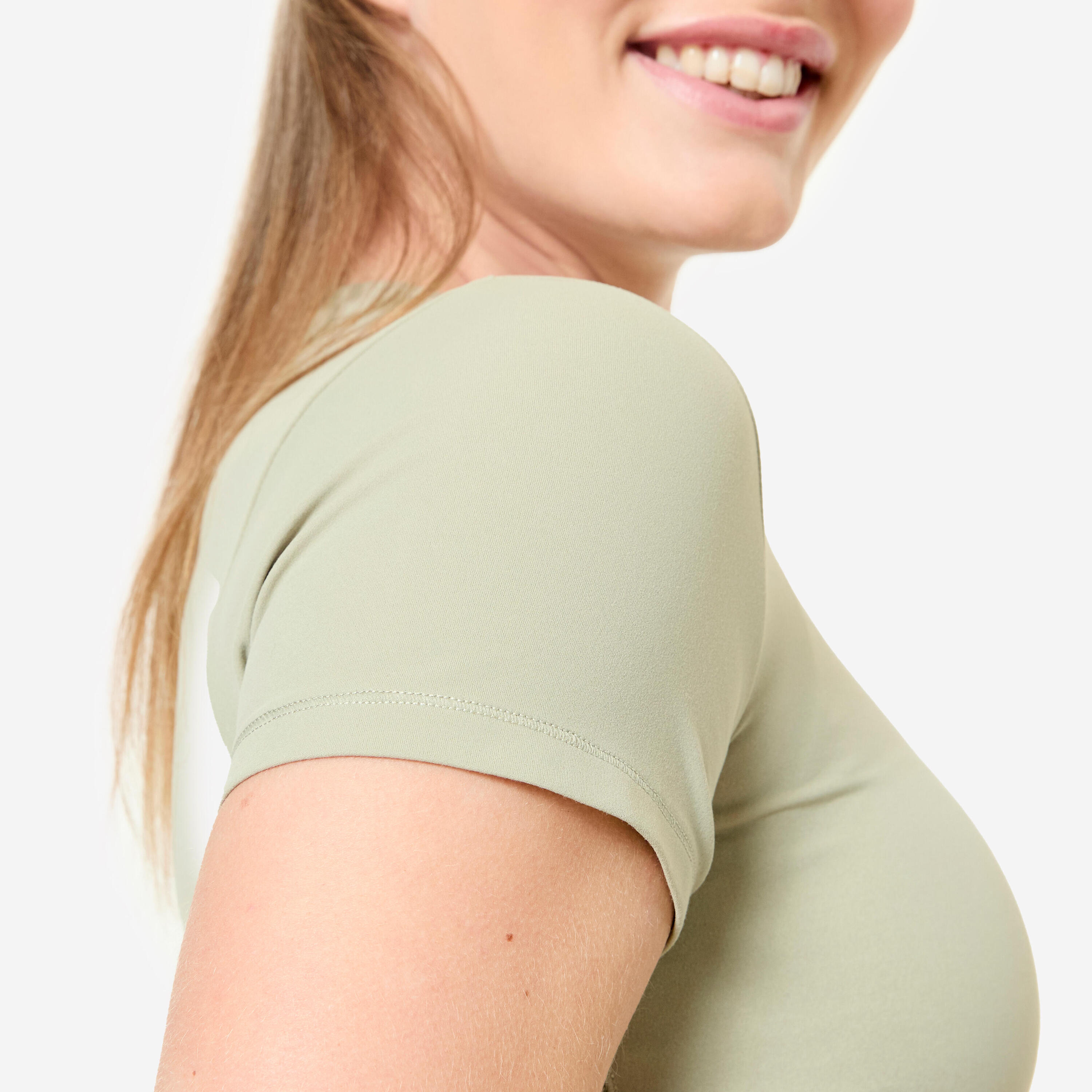 T-shirt de yoga et de pilates extensible et doux, Breathe 6/9
