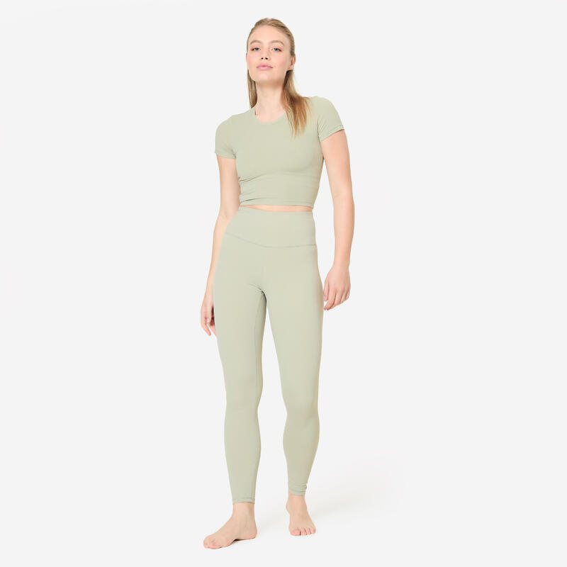 Colanți moi și elastici pentru yoga și Pilates Breathe Maro