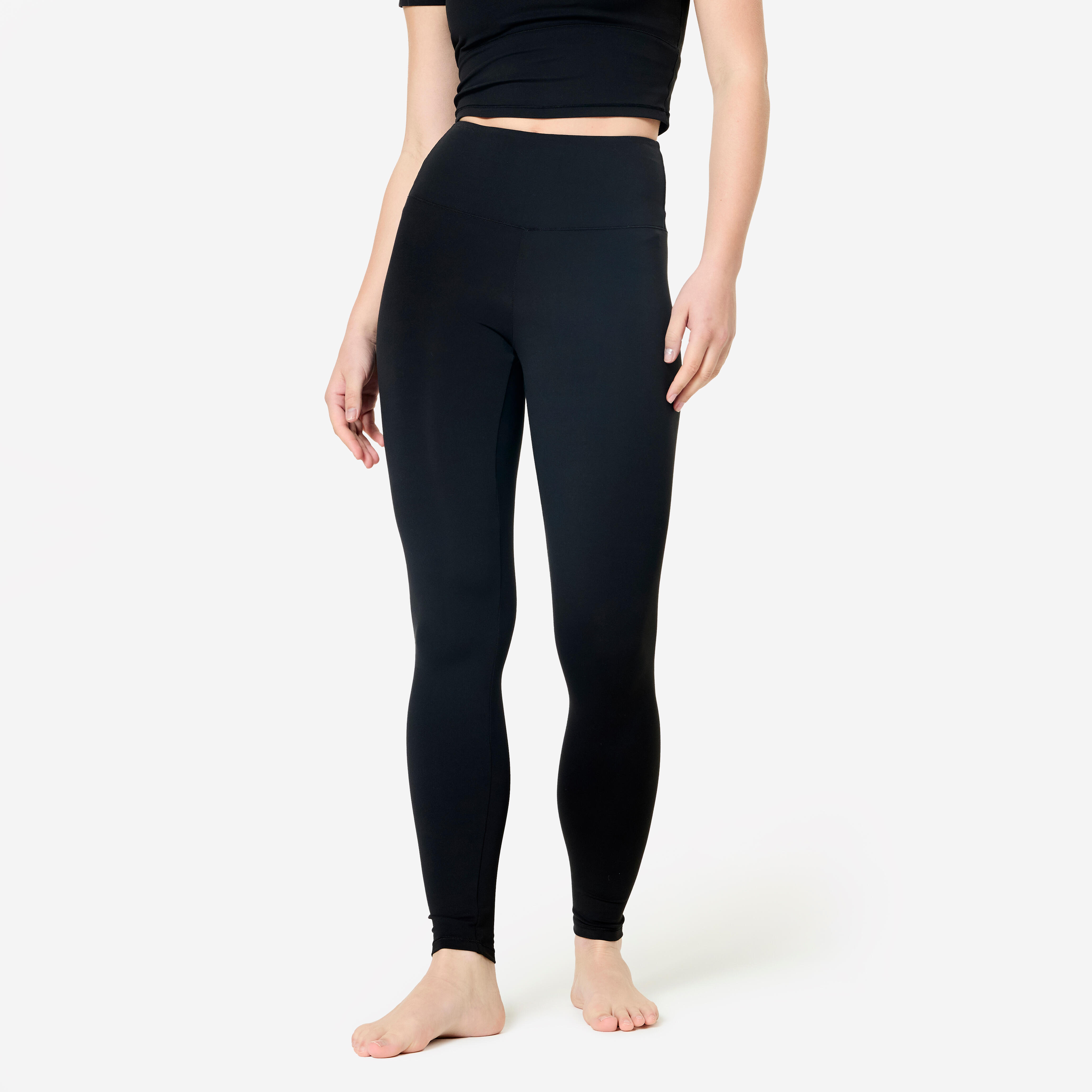 Domyos Leggings Yoga Pilates weich dehnbar – Breathe schwarz | 03608392833847 Domyos Leggings Yoga Pilates weich dehnbar – Breathe schwarz | 03608392833847
