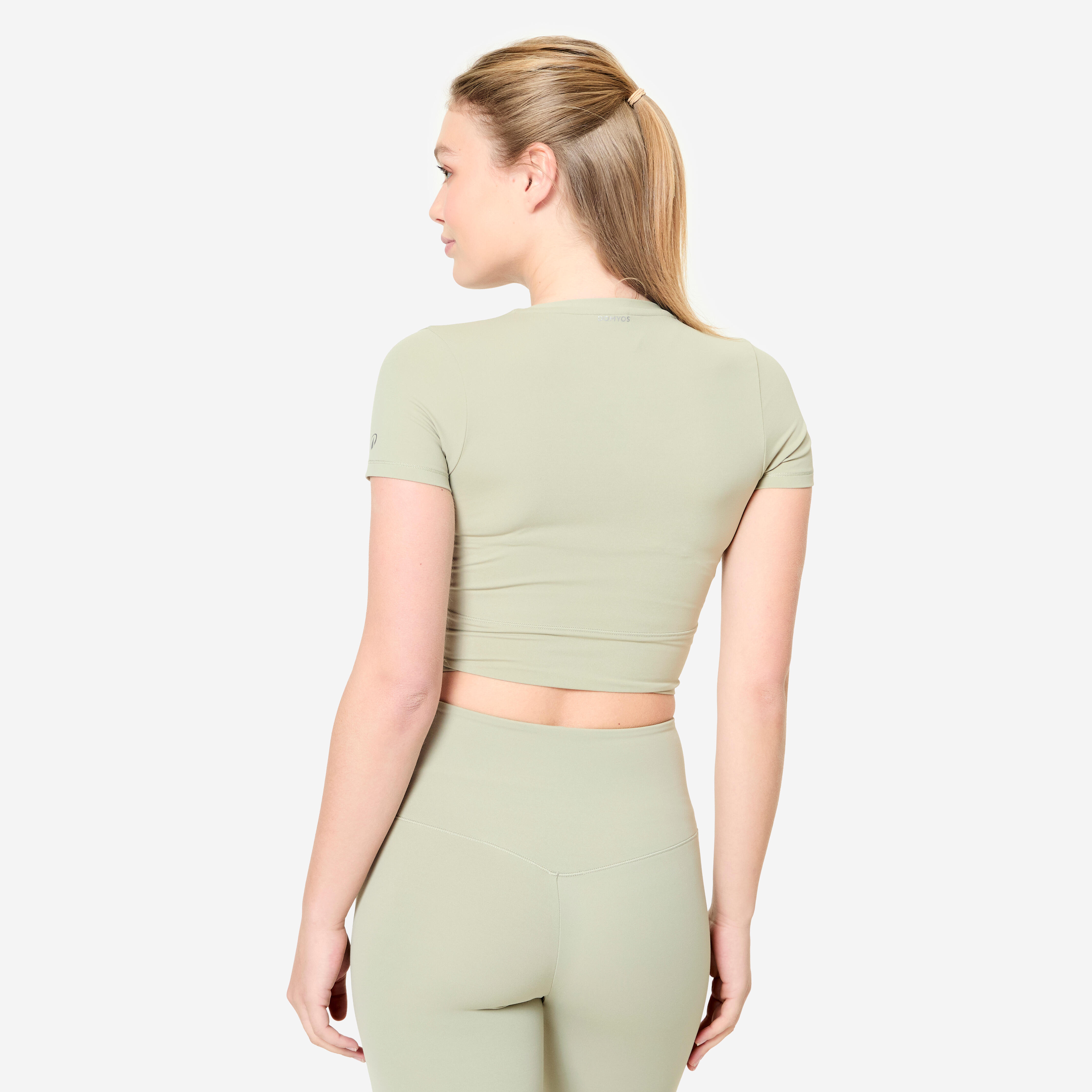 T-shirt de yoga et de pilates extensible et doux, Breathe - DOMYOS