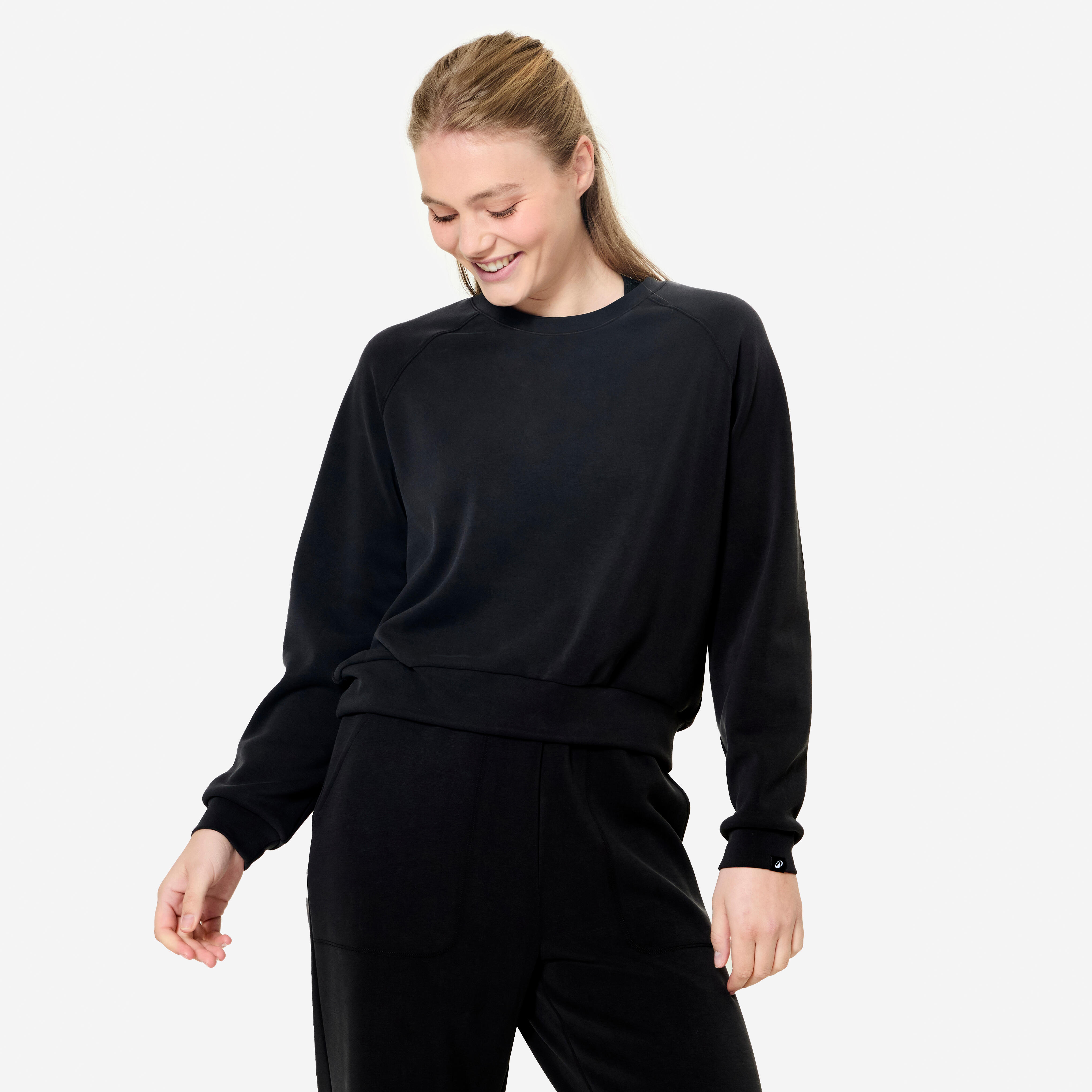 Sweat de Yoga pour Femme - Noir