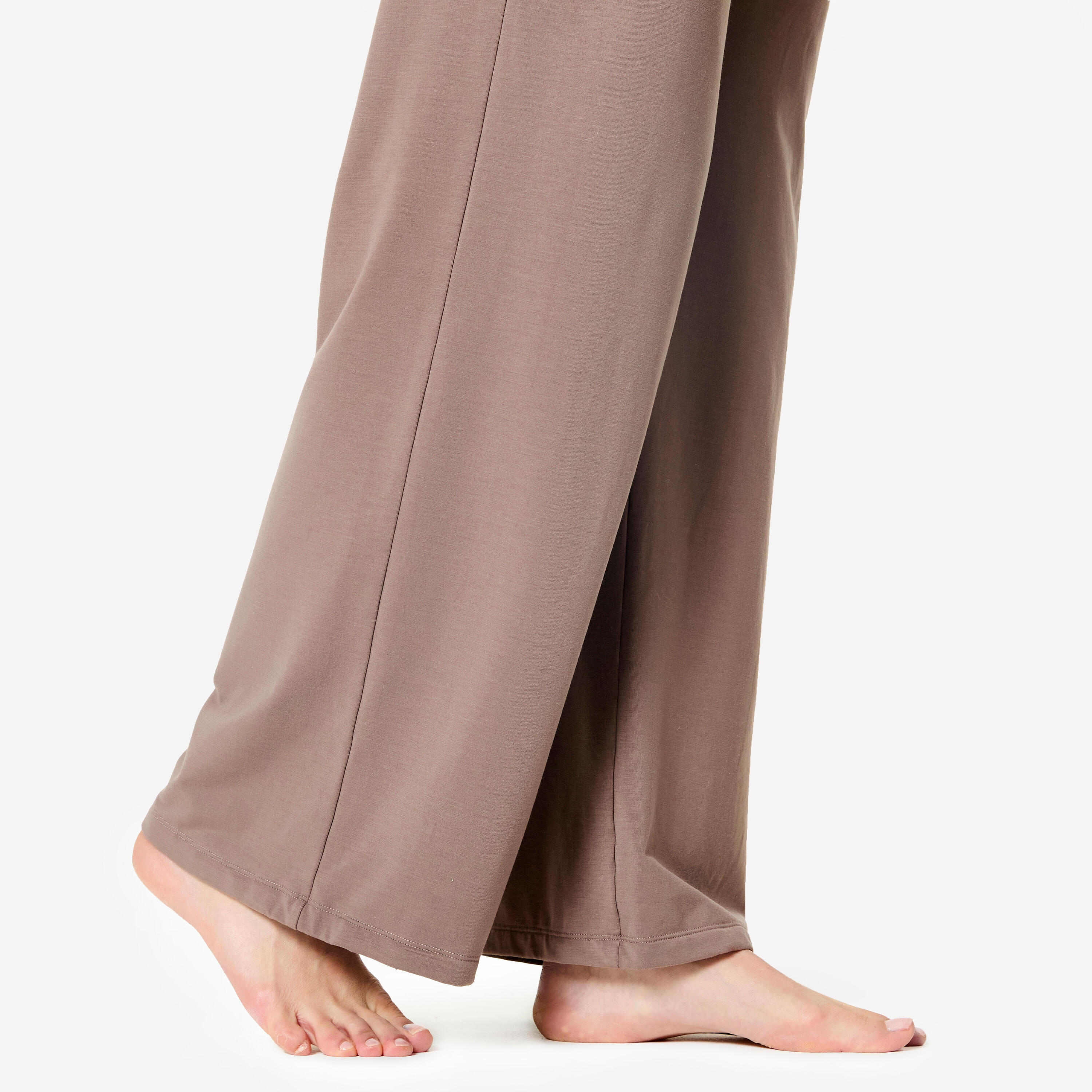 Pantalon yoga doux cocoon marron 6/10